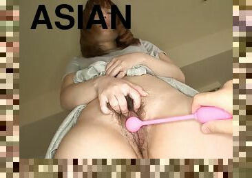 asiático, masturbación, babes, japonés