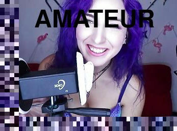 Amateur teen webcam ASMR