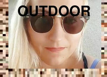 Masturbation outdoor Amateur