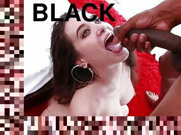 Raunchy teen mind-blowing interracial clip