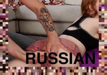 Russian ginger Lenina Crowne rides dong