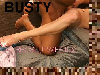 Voluptuous busty MILF amateur incredible sex clip