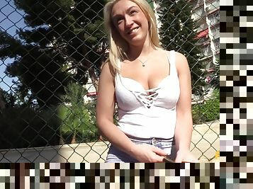Blond Hair Girl Fucks As Her Boyfriend Stays Home 1 - Fake Cop