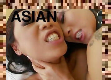 asiatisk, fisting, student, anal, avsugning, cumshot, leksak, trekant, knullande, underkläder