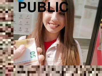 Ukrainian Babe Loves Public Sex 1 - Public Pickups