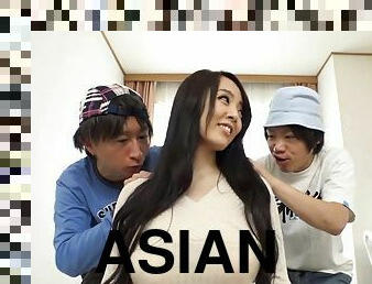 asiatique, gros-nichons, poilue, chatte-pussy, hardcore, japonais, naturel, gros-seins, seins, fétiche