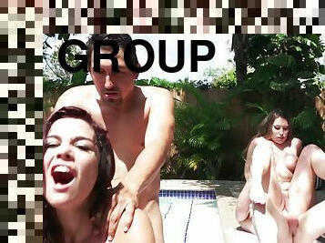 Bikini Babes Pounding Poolside 2 - Real Whore Party