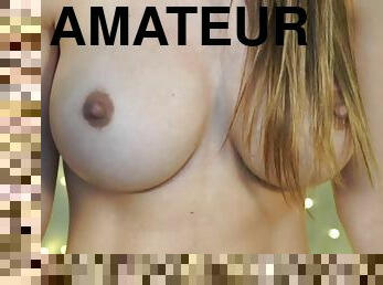 Holy....Fuck...The Tits On Her... - amateur natural tits with firm hard nipples