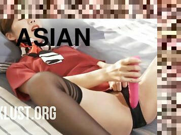 Kinky asian Flight Attendant breathtaking porn video