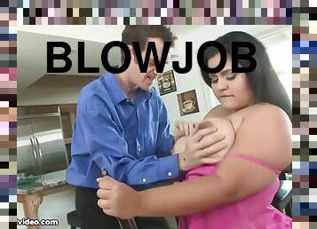 Karla Lane Blowjob Skills...DAMN - Fat Ass BBW with Big Natural Tits