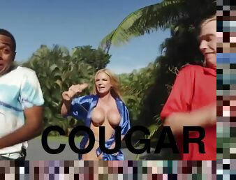 Lil Prankster - Blonde cougar Rachael Cavalli and young black stud Zsur Cummings - interracial hardcore