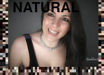 Brunette mom in solo JOI - Big natural tits