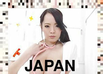 asiatisk, storatuttar, masturbation, sjuksköterrska, fitta-pussy, japansk, naturlig, bystig, tuttar, fetisch