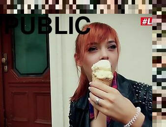 Public Bus Sex - Amateur Hot Redhead Teen Picked Up To Have SEX for Money - Anny aurora