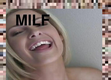 store-patter, udendørs, fisse-pussy, pikslikkeri, milf, liderlig, blond, cougar