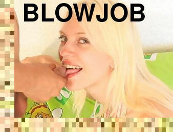 gammal, avsugning, tonåring, ansiktssprut, blond, vacker, äldre, cowgirl