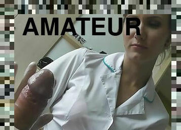 sjuksköterrska, fitta-pussy, amatör, cumshot, doktor, creampie, pov, underkläder, fetisch, latex