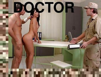 armia, pielęgniarka, anal, doktor, 3kąt, brudne, szpital, militarne