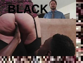 Prankish Black Chap Licks Big And Wrinkle White Ass