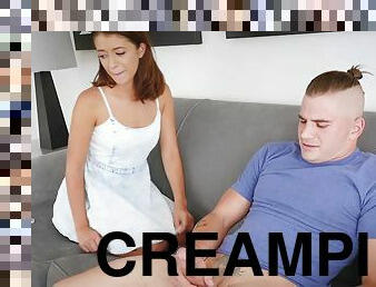 brudar, gigantisk-kuk, tonåring, creampie, ung18, kuk