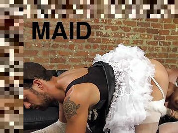 Male maid assfucking fisted and pounded by tranny