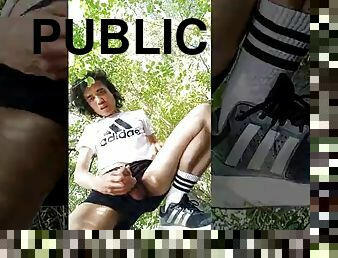 asiatique, poilue, masturbation, en-plein-air, pisser, public, amateur, ejaculation-sur-le-corps, ados, gay