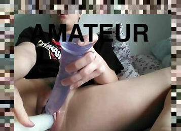 masturbation, chatte-pussy, amateur, ados, maison, française, doigtage, européenne, euro, gode