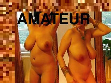 gros-nichons, amateur, lesbienne, ados, belle-femme-ronde, seins, érotique