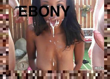Ebony Girl Gets Gang Made Love - jezabel vessir