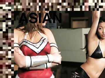 Wonder Woman Vs Asian Cosplay Lesbian Fetish