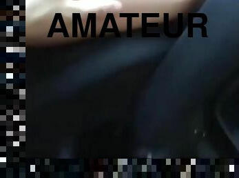 masturbation, amateur, maison, voiture, solo