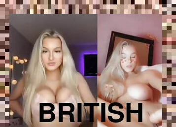 British tik tok babe private dildo vid - got a new challenge keep it secret - Toys