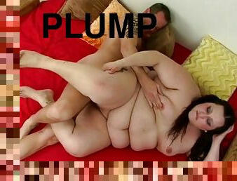 Cute plumper gets fucked hard