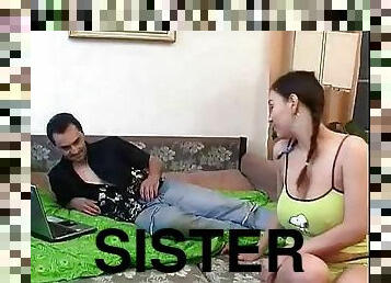 Big Tits Sister Caught Step Brother Watching Porn RPG