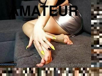 masturbation, amatör, anal, fötter, blond, underkläder, fetisch, ensam