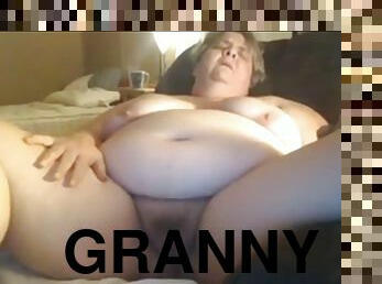 gros-nichons, grosse, masturbation, amateur, granny, belle-femme-ronde, joufflue, solo