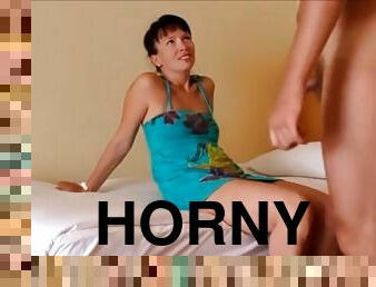 Horny guy fucks girlfriend porn video