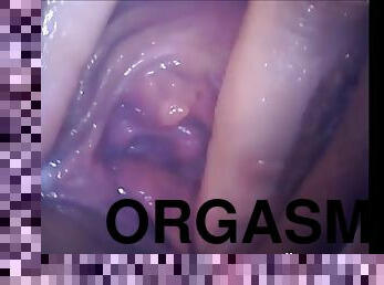 orgasme, amateur, cam, voyeur, webcam, vagin