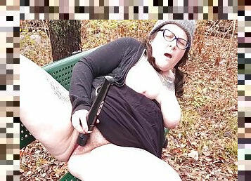 Bbw Squirtin On The Nature Trail