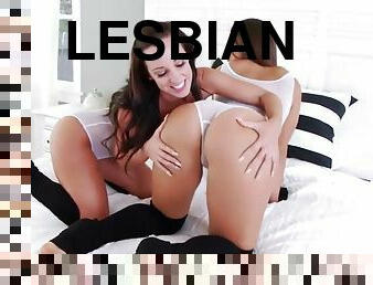 Lesbian toys round booty