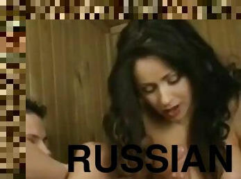 russisk, gruppesex-groupsex, sauna