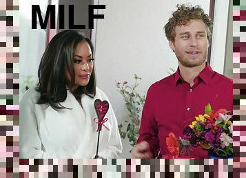 Hot Kinky MILF Kaylani Lei and Curly-Haired Handsome Dude
