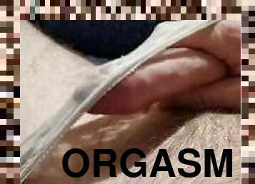 masturbation, orgasme, amateur, ejaculation-sur-le-corps, gay, classique, secousses, culotte, ejaculation, solo