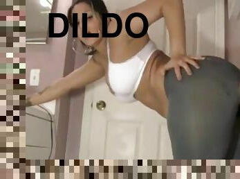 latina, dildo, rabo, fetiche