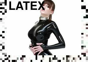 tonåring, latex