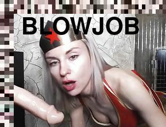 blowjob, hardcore, blond, dildo