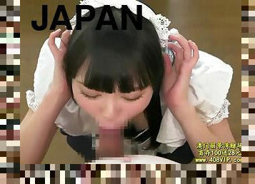 Japanese maid bj swallow