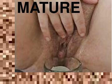 baignade, masturbation, orgasme, pisser, giclée, amateur, mature, énorme-bite, fétiche, douche