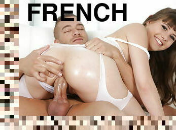 French nasty girl Luna Rival boffing with handsome thick-dicker