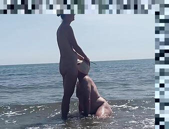 Mistress Punishes Her Husband In The Sea
